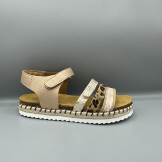 124 Develab sandalen roze panter