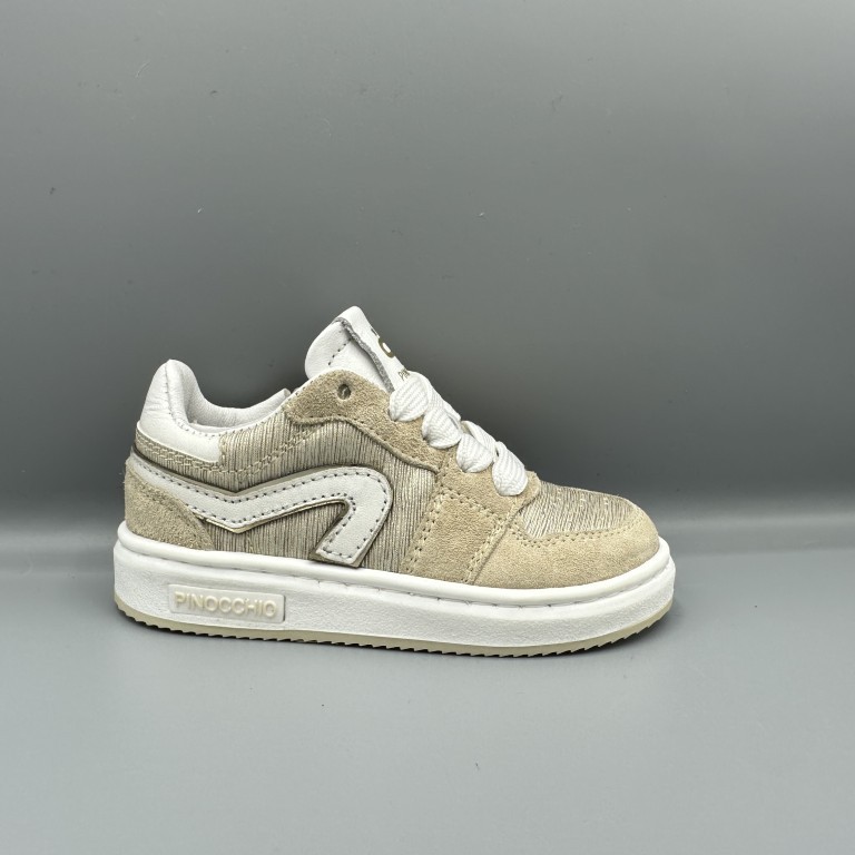 151 Pinocchio sneakers beige goud