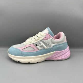 185 Hip sneakers blauw grijs roze