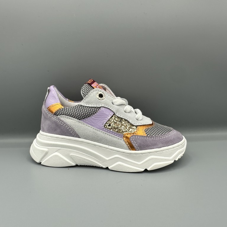 208 Red Rag sneakers wit lila