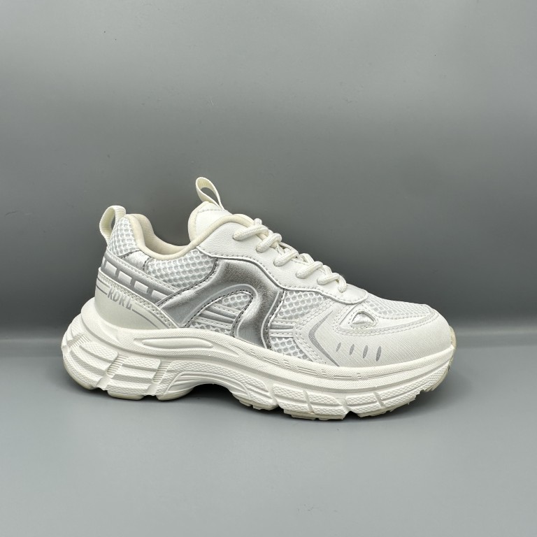 212 Red Rag sneakers wit zilver
