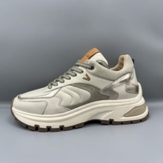 001 VIA VAI sneakers crème wit grijs