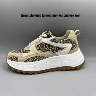 029 Bridge sneakers beige panter
