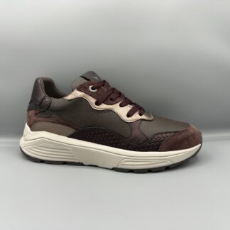 036 Xsensible sneakers bruin bordeaux rood