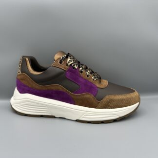 038 Xsensible sneakers cognac paars
