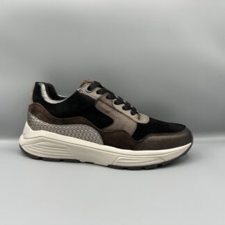 039 Xsensible sneakers zwart brons