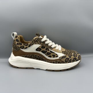 041 Xsensible sneakers cognac panter