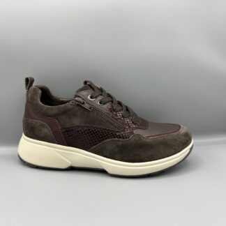 049 Xsensible sneakers bruin bordeaux rood
