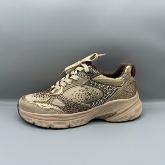 073 Tamaris sneakers beige goud brons
