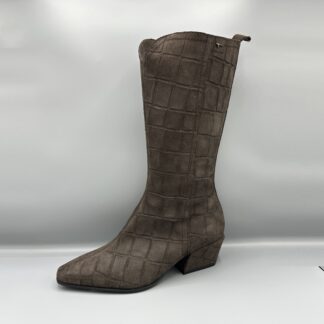 089 Tamaris kroko print laarzen bruin
