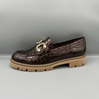055 Marco Tozzi loafers bordeaux lak