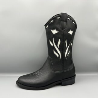 299 Shoesme western laarsje zwart wit
