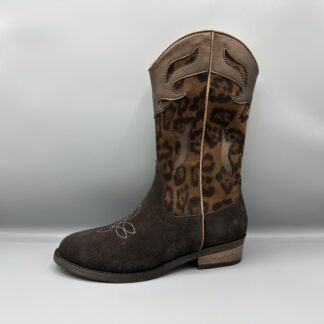 300 Shoesme western laarsje bruin panter