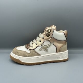 303 Shoesme boot wit zalm roze