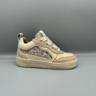 333 Bunnies jr. baby sneakers beige glitter
