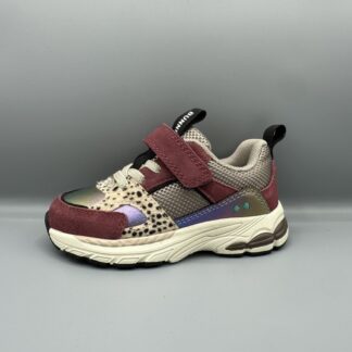 341 Bunnies jr. sneakers rood metallic