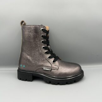 350 Bunnies jr. bikerboot zilver metallic