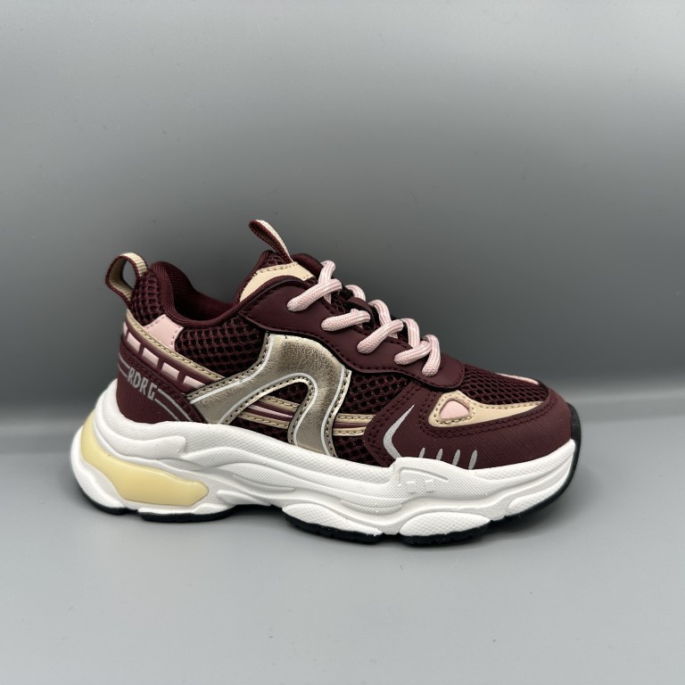 487 Red Rag sneakers bordeaux rood roze