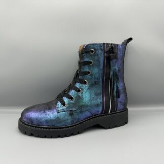 510 Braqeez bikerboot blauw metallic
