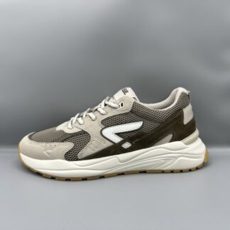235 HUB sneakers beige groen