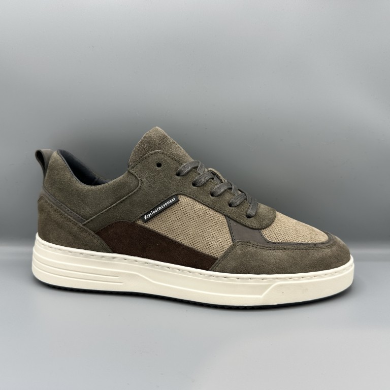 241 Cycleur de luxe sneakers taupe beige bruin