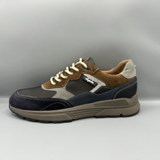 254 Australian sneakers blauw cognac